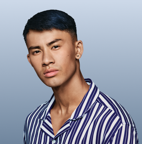 dark blue hair dye men